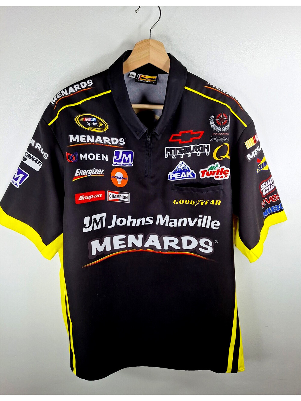 NASCA Richard Childress Racing Menards Salt Samuel's Signed Crew Shirt Size 2xL